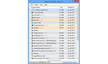 Geek Uninstaller for Windows - Download it from Habererciyes for free